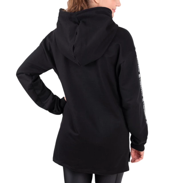 Női kapucnis felső inSPORTline Overhoodie - fekete