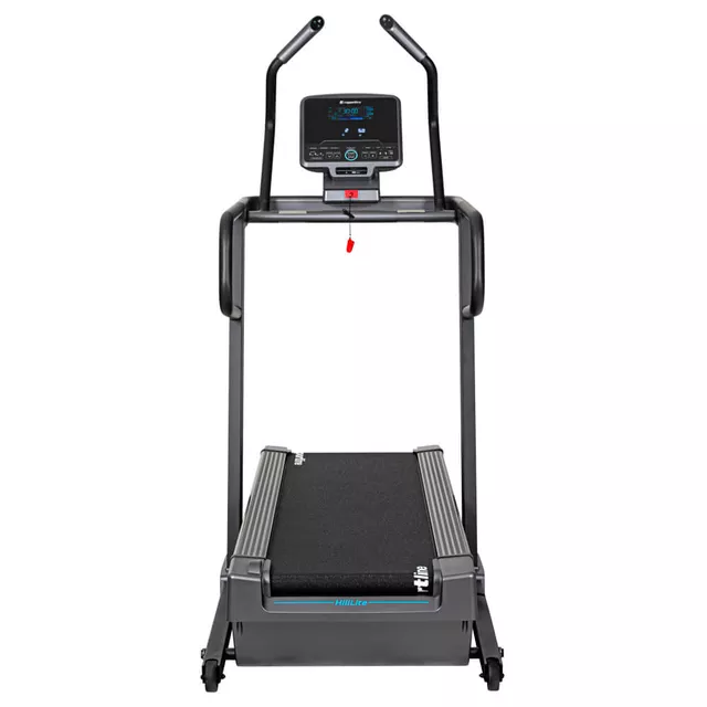 Futópad inSPORTline Hill Lite, 2.5lóerő, elektromos dőlésszög 34,92% - 40 pozició, max.120kg, futófelület 140x46cm, 20 program, HRC,USB