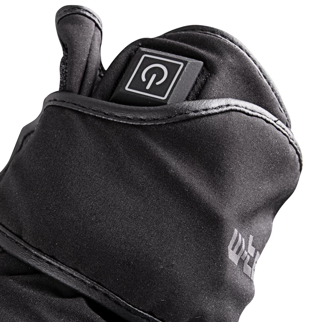 Fűthető motoros és síkesztyű W-TEC HEATston - fekete-szürke