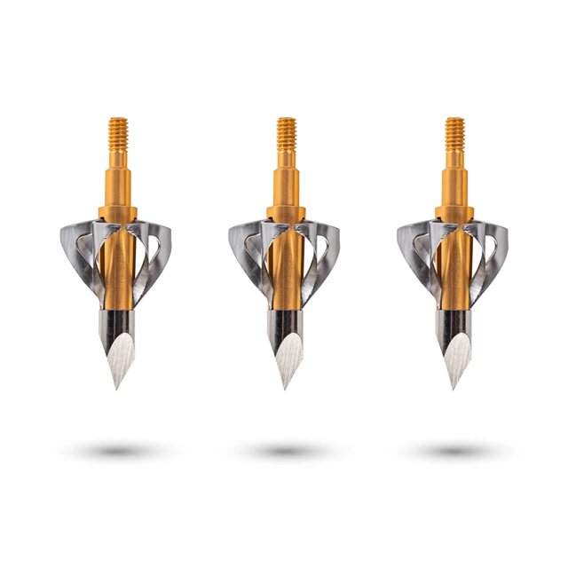 Vadász nyílhegy inSPORTline Hexmex 3 db - arany - arany