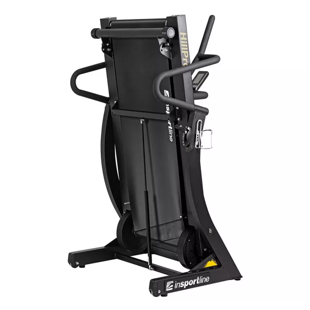 Gyaloglópad inSPORTline Hill Pro, motor nélküli, dőlésszög 23% - 4 fokozat, max.180kg, futófelület 125x45cm, ellenállás 8 fokozat, összecsukható