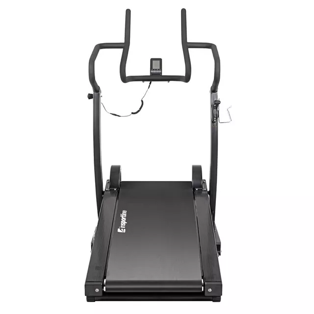 Gyaloglópad inSPORTline Hill Pro, motor nélküli, dőlésszög 23% - 4 fokozat, max.180kg, futófelület 125x45cm, ellenállás 8 fokozat, összecsukható