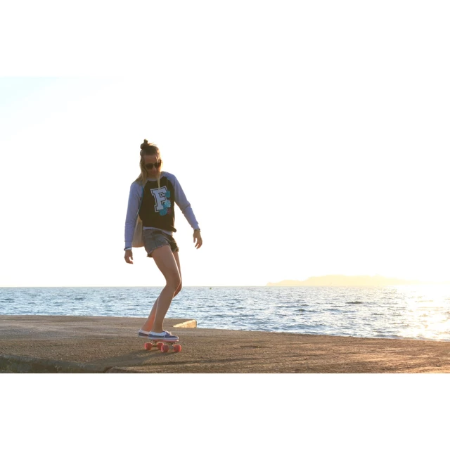 Műanyag gördeszka Fish Classic 22" - Green-Black-Blue