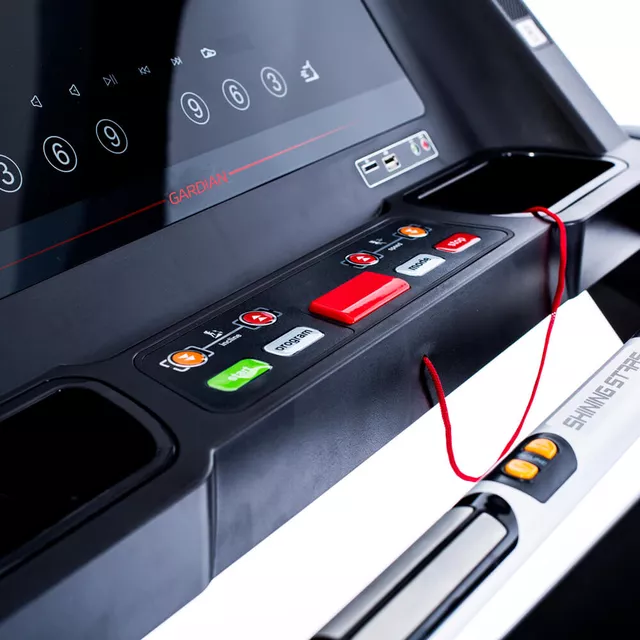 Futópad inSPORTline Gardian G8, 6 lóerő, max.180kg, futófelület 151x55cm, max. 20km/ó, HRC, 30 program, Silent Block,  18,5" kijelző, Silent Motion