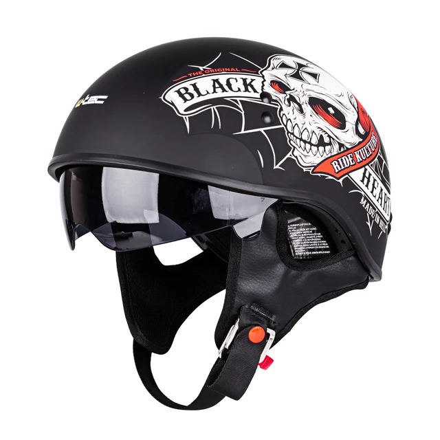 Motoros bukósisak W-TEC Black Heart Web Skull V535
