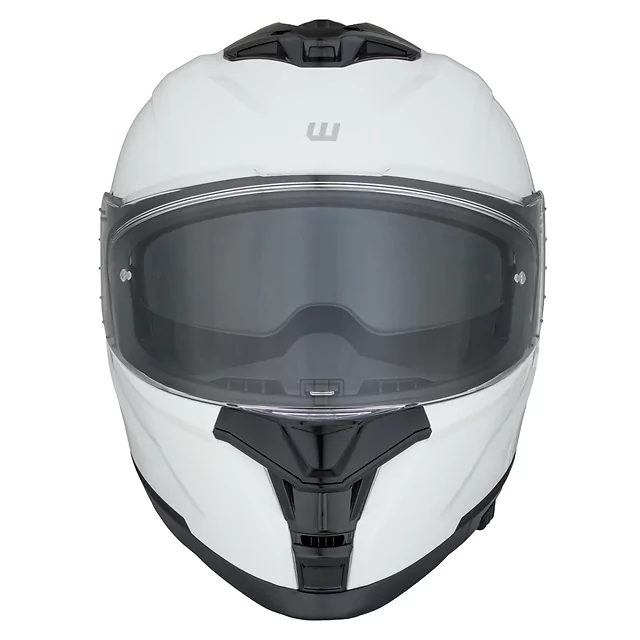 Motoros sisak W-TEC Nexwor, aerodinamikusan kialakított héj, zárható szellőzőrendszer, Pinlock® 70 előkészítés, mikrometrikus csat zárással - matt fekete
