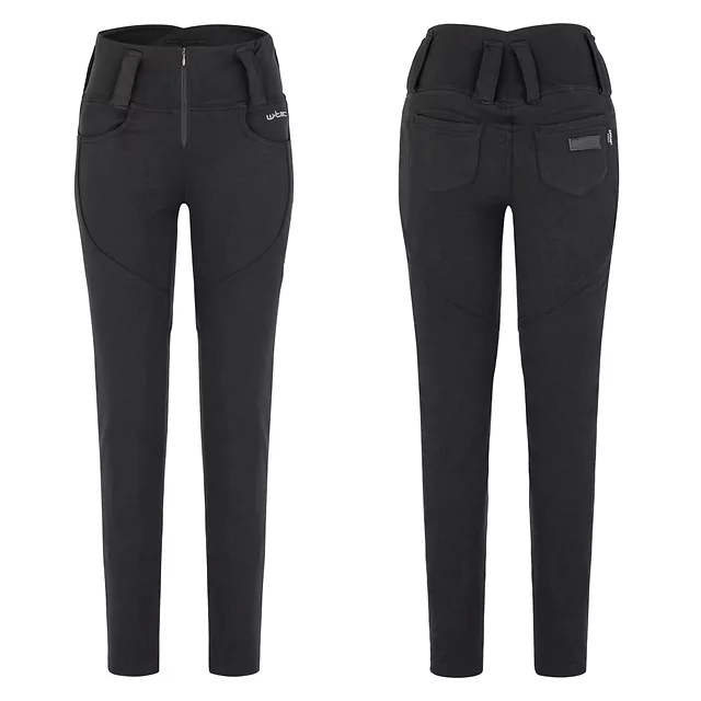 Női motoros leggings W-TEC Nombutta - fekete