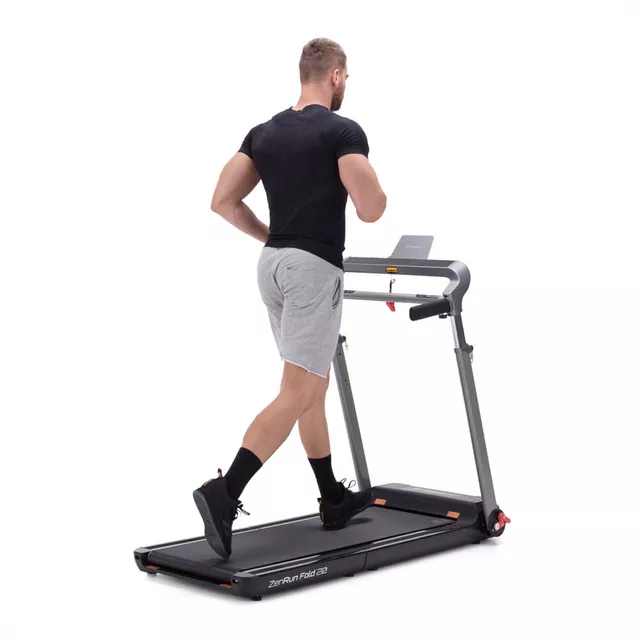 Összecsukható futópad inSPORTline ZenRun Fold 20, 1.5LE, max.110kg, futófelület 130x44.5cm, mellkasi öv, 40 program, otthoni