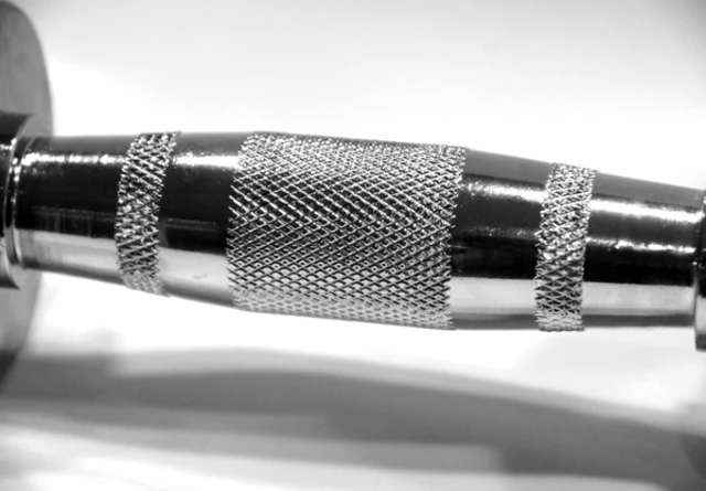 Egykezes krómozott kézisúlyzó inSPORTline Crossteel 5 kg