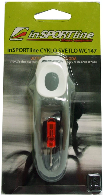 Bicikli lámpa inSPORTline Micro light White