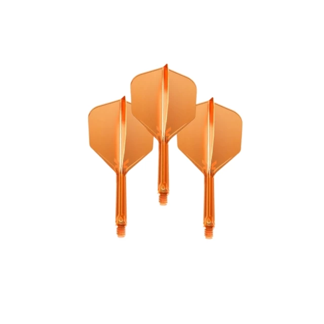 Dart nyíl Target K-Flex Neon No.6 In Between 3 db - fluoreszkáló narancssárga