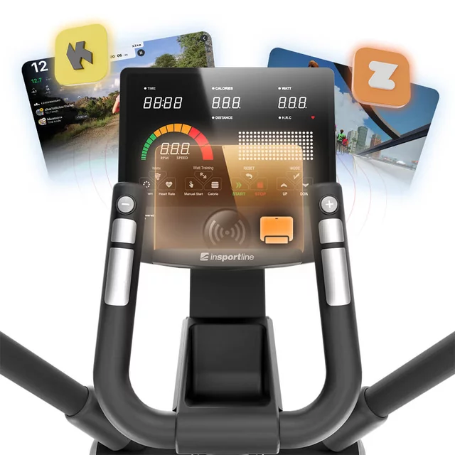 inSPORTline e-Velocer ET elliptikus tréner • saját energiatermelő generátorral