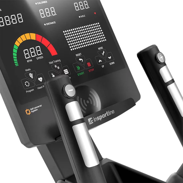 inSPORTline e-Velocer ET elliptikus tréner • saját energiatermelő generátorral