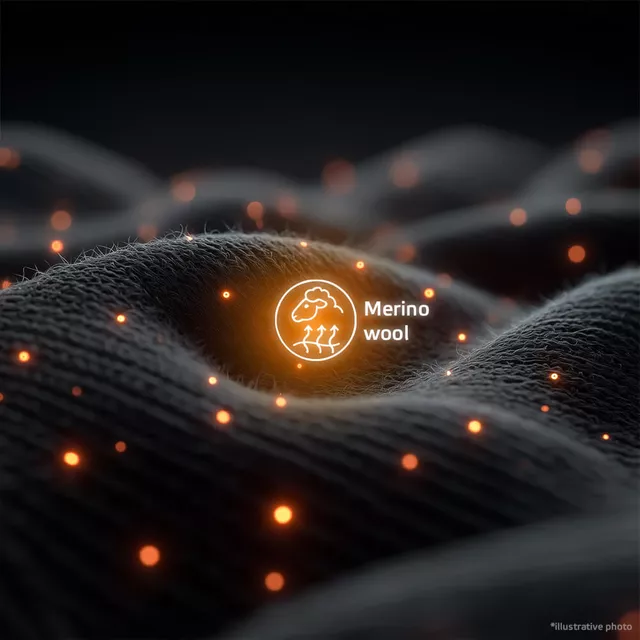 Merinó vízálló zokni inSPORTline Pantesa AG+ Antibakteriális