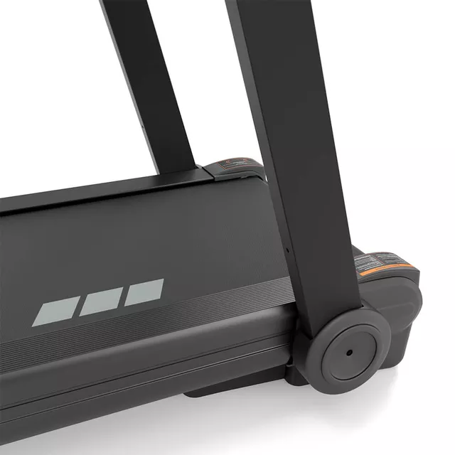 Futópad inSPORTline ZenRun 120, 4Le, 150kg teherbirás, laposra összehajtható, 180° forgatható érintőképernyő, 12% dőlészög, 22km/ó, HRC