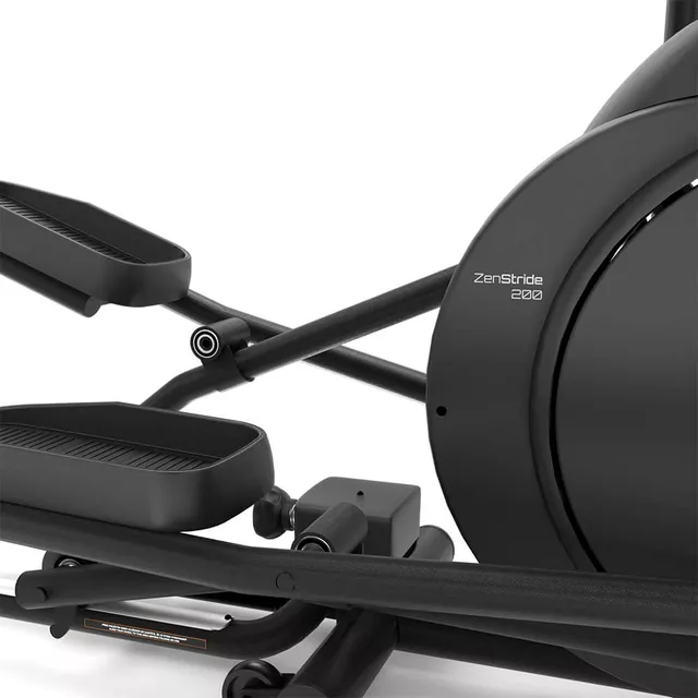 Ellipszis tréner inSPORTline ZenStride 200, helytakarékos, összecsukható, mozgatható, kényelmes, halk, első lendkerekes, elektromos, max.120kg