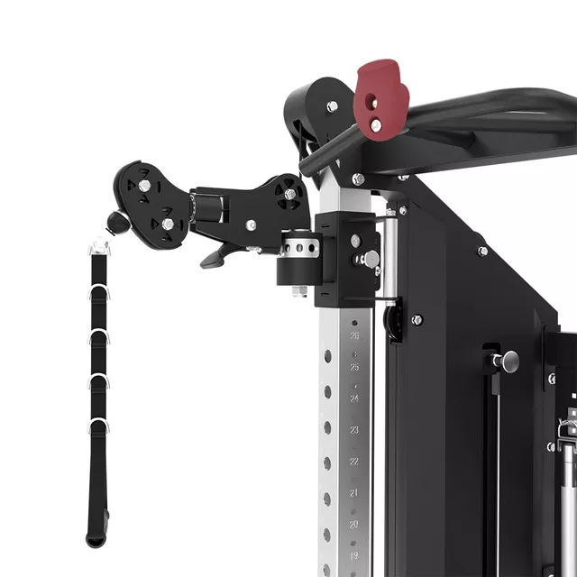 Erőkeret inSPORTline Cable Column CC550, dupla csiga, 2x90kg lapsúly, profi edzésélmény, multigrip, tucatnyi gyakorlat, 365kg