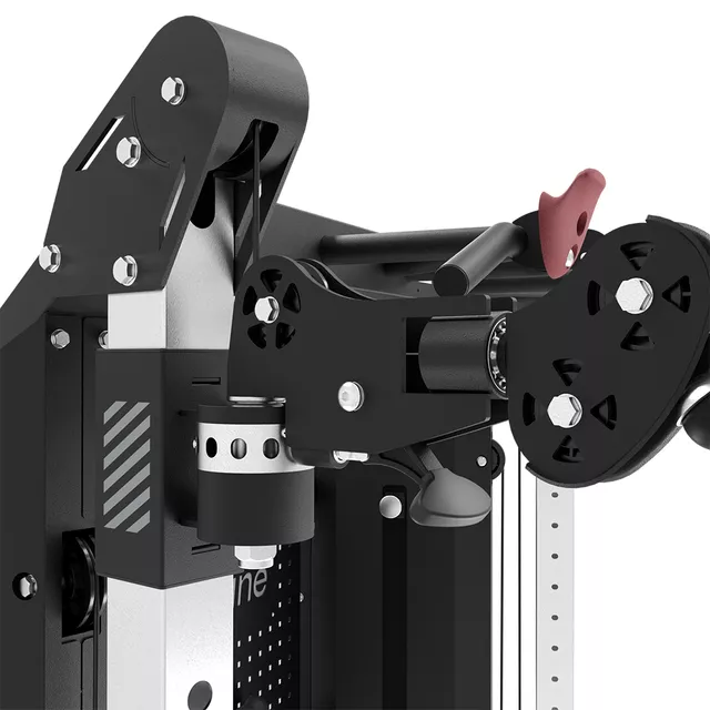 Erőkeret inSPORTline Cable Column CC550, dupla csiga, 2x90kg lapsúly, profi edzésélmény, multigrip, tucatnyi gyakorlat, 365kg