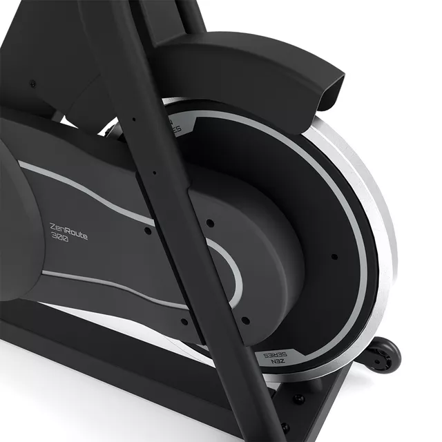 Szobakerékpár inSPORTline ZenRoute 300, masszív felépítés, áttekinthető 10,1"-os TFT-kijelző, többfunkciós fogantyúk
