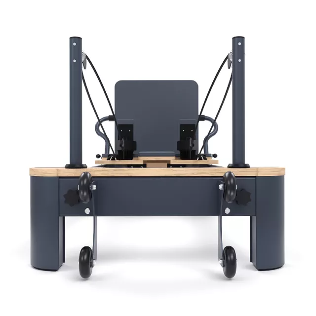 Pilates reformer inSPORTline Comfolder, pilates box tartozék, praktikus, összecsukható, porszórt, karcálló, rugós ellenállás, ALU váz,  súly 68kg