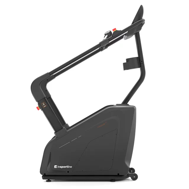 Fitness lépcsőzőgép inSPORTline Velocer STP Lite, csúszásgátló bevonat, LED-kijelző, 160 kg teherbírás, 36 program, elektromágneses fékrendszer