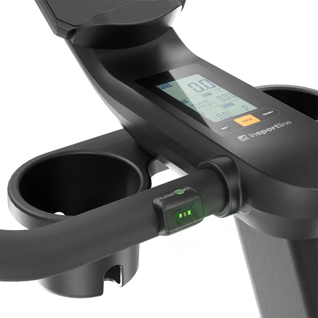 Szobakerékpár inSPORTline ZenRoute 100, innovatív optikai érzékelő, mágneses fékrendszer, precíz ékszíj-meghajtás, sportos kialakítású kormány