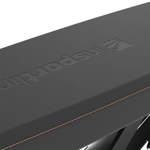 Állítható edzőpad inSPORTline X-NT FB40, GapFree rendszer, PVC kárpit, 10 állású háttámla, 3 üléspozíció, szilárd acélváz, szállítókerék