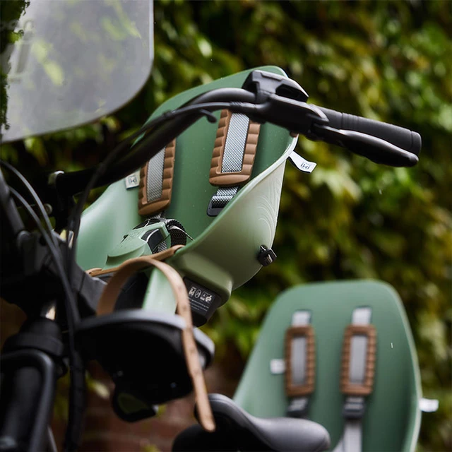 Első gyerek kerékpárülés szorító adapterrel Urban Iki - Koge barna/Kurumi barna