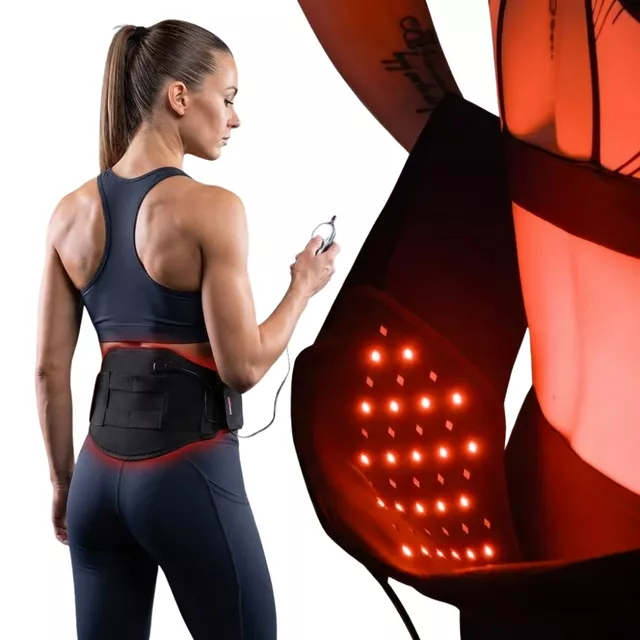 Deréköv infravörös fénnyel inSPORTline Ilyros, intenzív izomlazítás, ultra-vékony kialakítás, karcsúsító hatás, vörös és infravörös fény