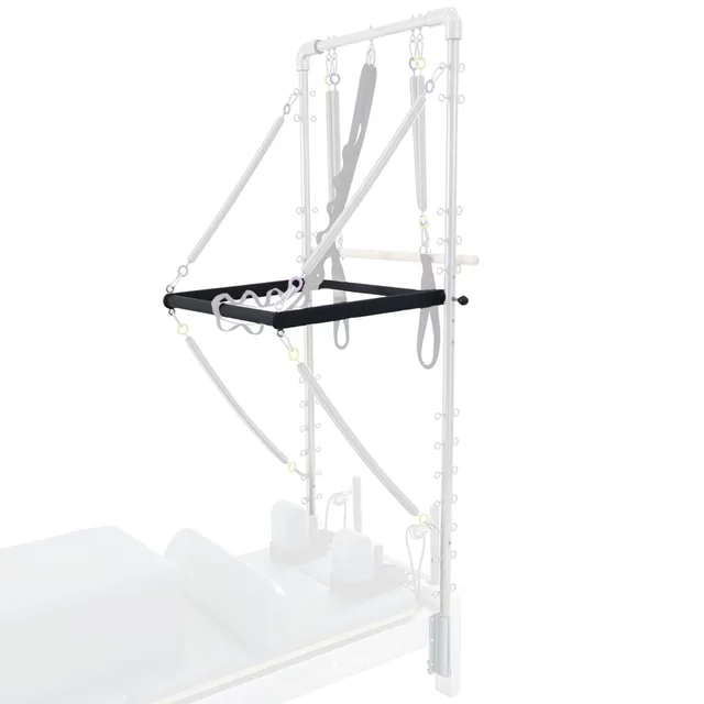 Push-Through Bar rúd az inSPORTline Oquiler pilates reformer toronyhoz, 2x csap a rögzítéshez, csúszásgátló felület