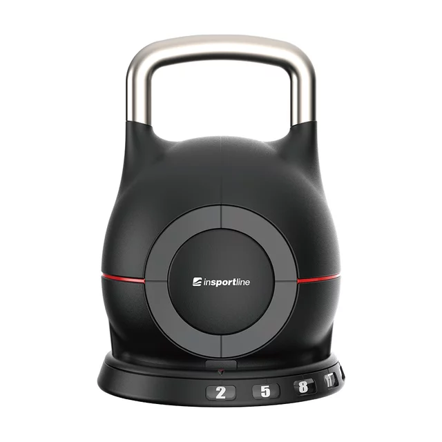 Állítható inSPORTline Xtrabell harangsúly 2-20 kg, 7 súly-állítási lehetőség, acél-öntvény, 2kg-5kg-8kg-11kg-14kg-17kg-20kg, minimalista design