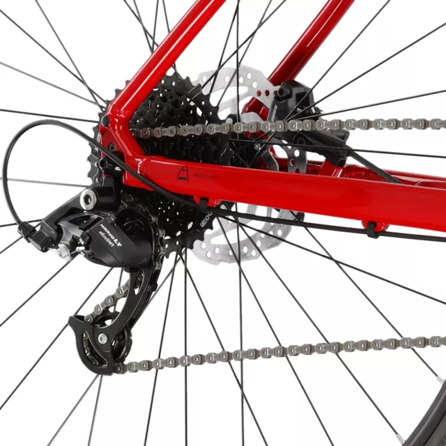 Hegyi kerékpár Kross Level 1.0 29" Gen 005 - piros / fekete / fényes