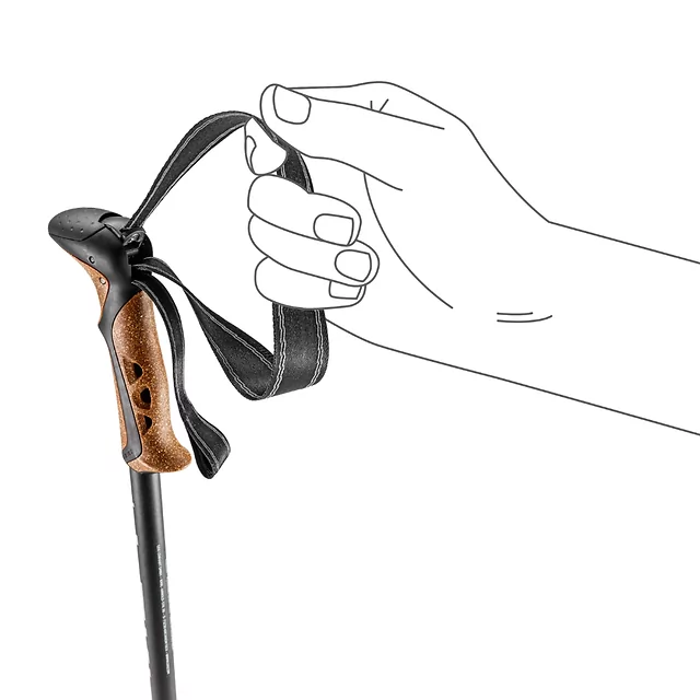 Túrabot LEKI Khumbu AS, Speed Lock Plus rendszer, ergonomikus Aergon CorTec markolat, Flex Tip hegy, Trekking 2.0 tányérok