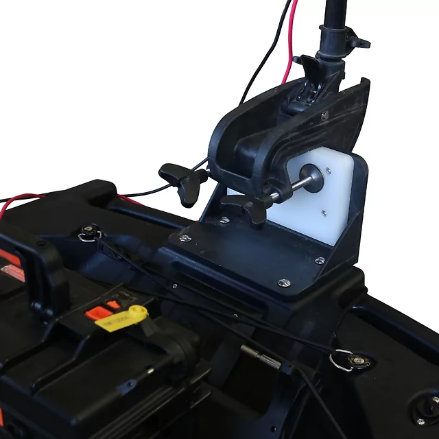 Elektromos csónakmotor inSPORTline A43 55lb/636W/12V, összecsukható kialakítás, hátsó rögzítés, alacsony fogyasztás, háromlapátos hajócsavar