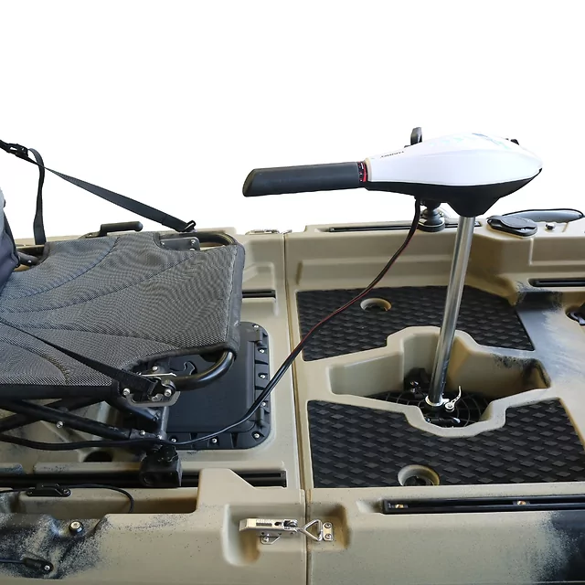 Elektromos hajómotor inSPORTline A1003 34lb/380W/12V, alacsony fogyasztás, kétlapátos légcsavar, teleszkópos fogantyú, csendes működés