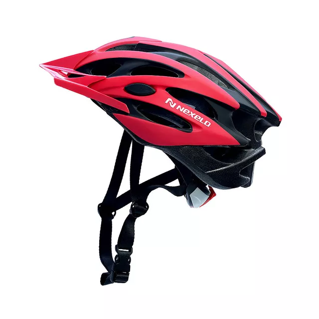 Kerékpáros sisak Nexelo Straight 430, napellenző, szellőzőnyílások, 250 g, tanúsítvány