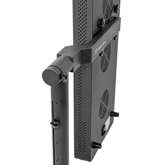 Mobil, állítható szerkezet infravörös LED panelhez inSPORTline Lustar, fékkel ellátott görgők, függőleges és vízszintes LED panel függesztés