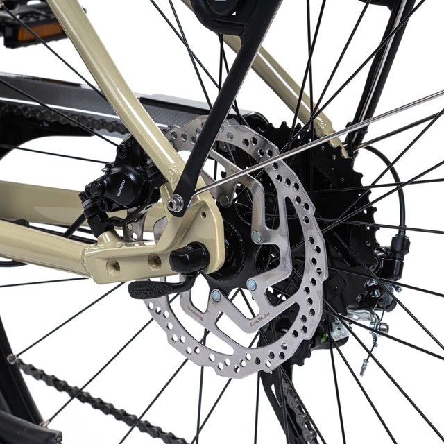 Városi elektromos kerékpár Levit Musca Urban MX 468 28" - 2024 - Türkiz gyöngy