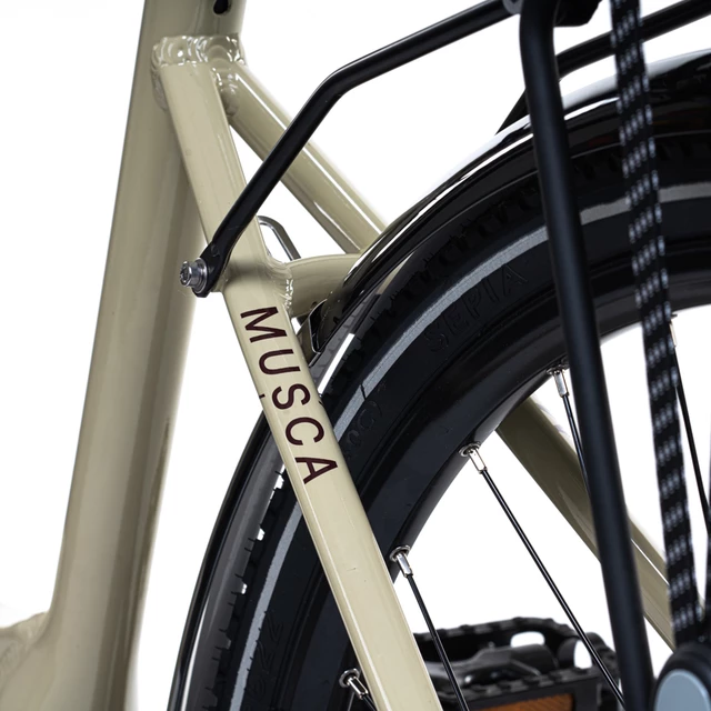 Városi elektromos kerékpár Levit Musca Urban MX 468 28" - 2024 - Türkiz gyöngy