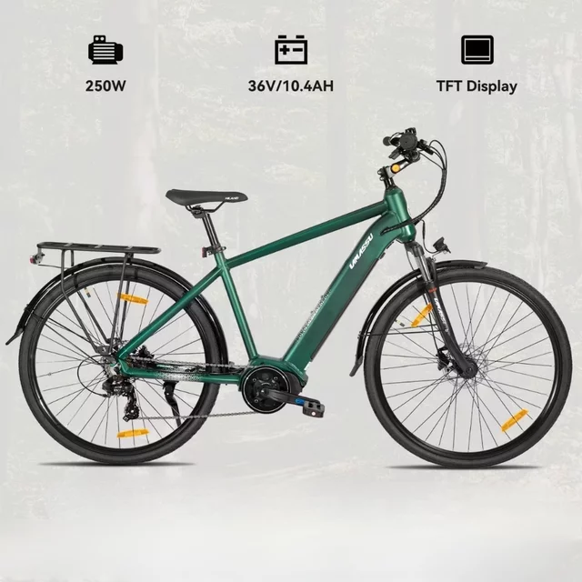 Elektromos túrakerékpár Lamassu Allanton 27,5" 374Wh, akár 80 km hatótávolság, 3 segédmóddal rendelkező TFT-kijelző, hidraulikus tárcsafékek - kék