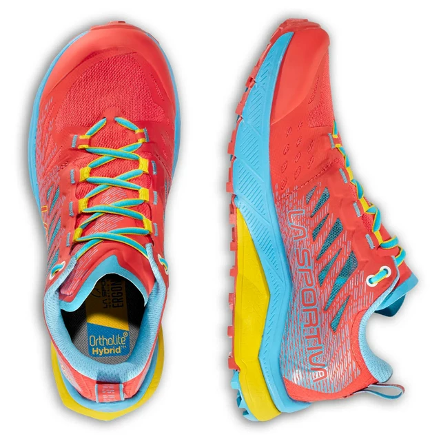 Női túracipő La Sportiva Jackal II Woman - Hibiszkusz/Malibu kék