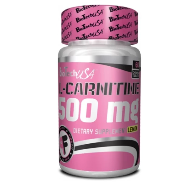 BioTech L-Carnitine 500 mg rágótabletta citrom