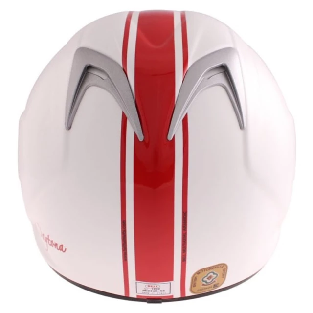 Motoros bukósisak BELL M5X Daytona White Red - L(59-60)
