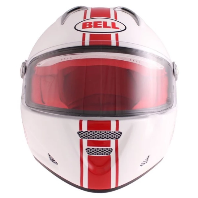Motoros bukósisak BELL M5X Daytona White Red - L(59-60)