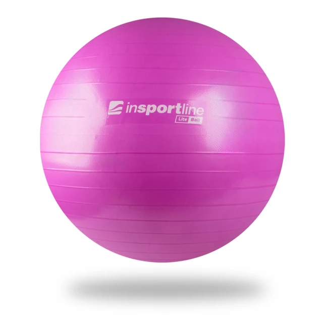 Gimnasztikai labda inSPORTline Lite Ball 45 cm - lila - lila