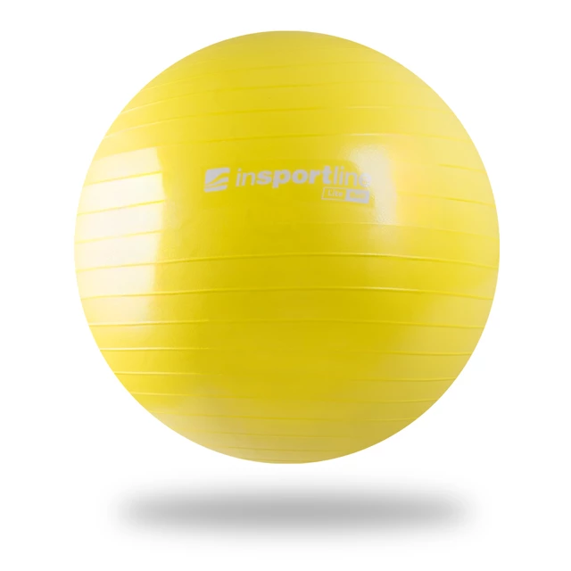 Gimnasztikai labda inSPORTline Lite Ball 45 cm - lila - sárga