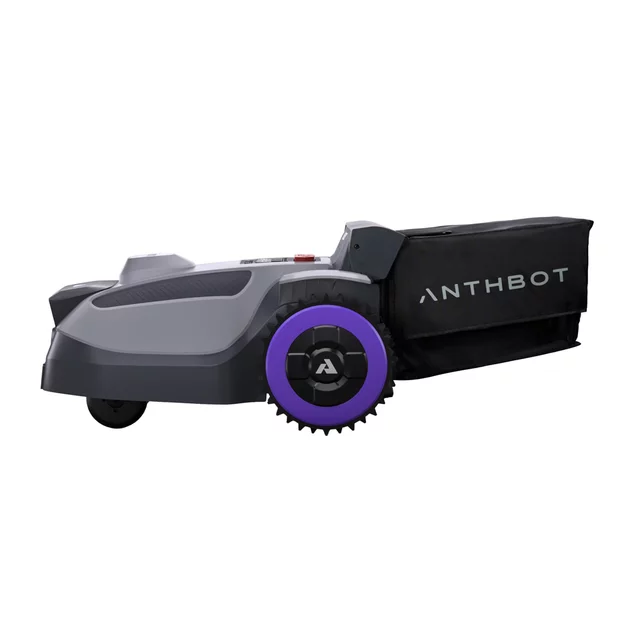Anthbot N8 vezeték nélküli robotfűnyíró (1500 m²) lombgyűjtővel, vezérlés okosalkalmazáson keresztül, Edge Trimming funkció,  23 literes gyűjtőtartály