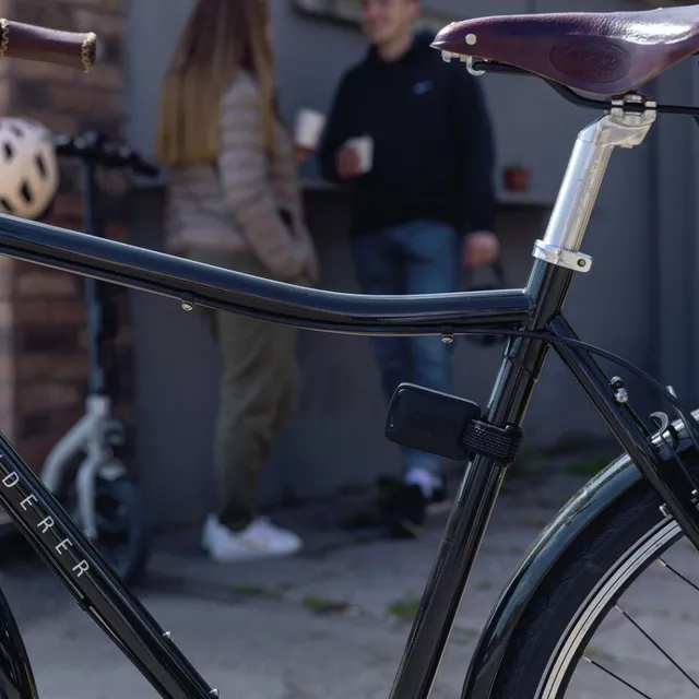 Riasztódoboz távirányítóval ABUS RC SingleSet, bicikli/robogó/roller keretekre és csövekre rögzíthető, 3D mozgásérzékelés, távirányító