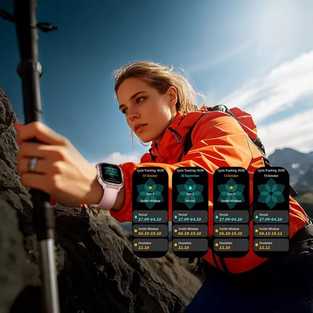 Okosóra inSPORTline Melagra, alvásfigyelés, AI hangasszisztens, értesítés, légzőgyakorlatok