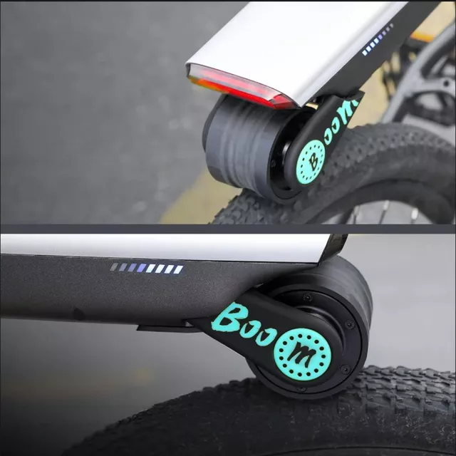 Kerékpár segédmotor P.wheel, könnyű és gyors telepítés, 50 km hatótávolság, Li-ion akkumulátor, 2 kg